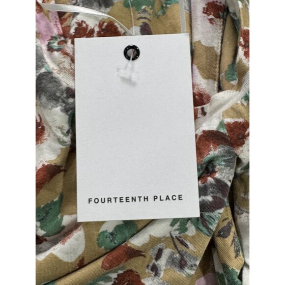 FOURTEENTH PLACE Women Floral Dress LARGE - Picture 5 of 7